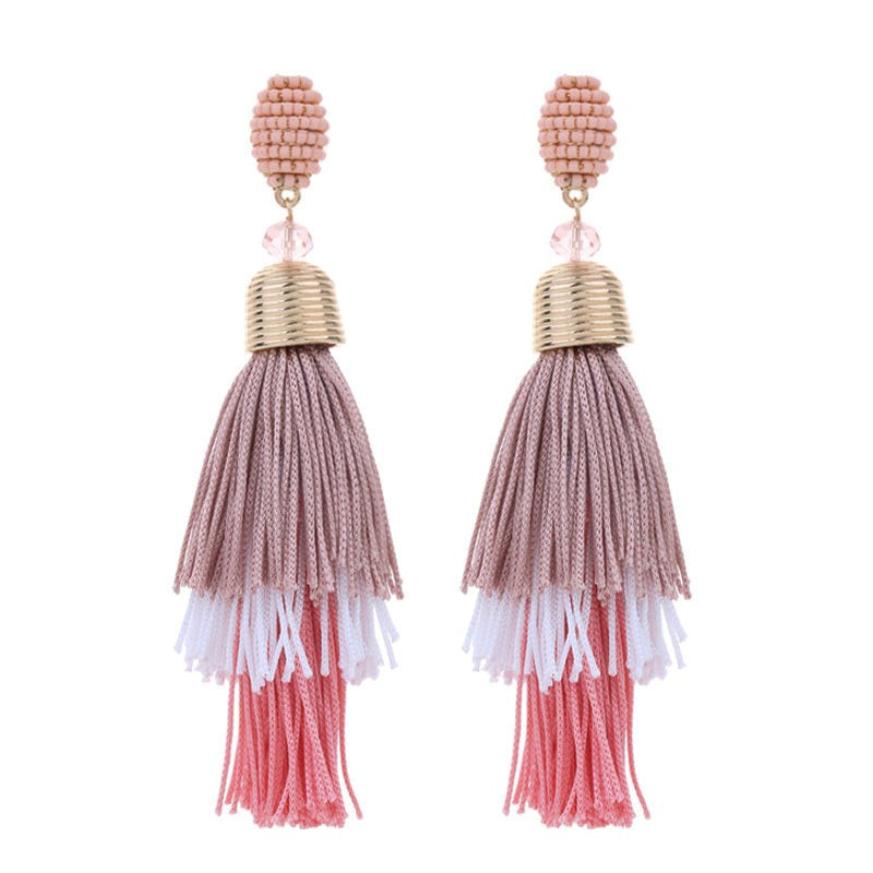 Bohemian Style Long Tassel Earrings For Women - Free Delivery