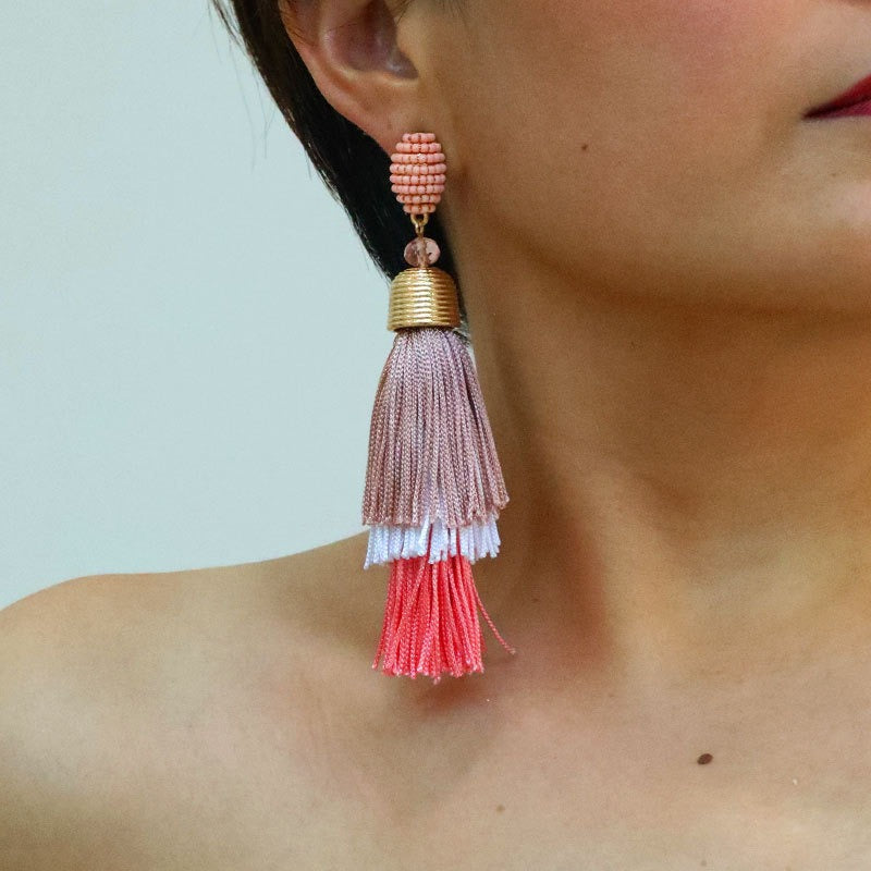 Bohemian Style Long Tassel Earrings For Women - Free Delivery