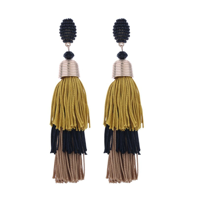 Bohemian Style Long Tassel Earrings For Women - Free Delivery