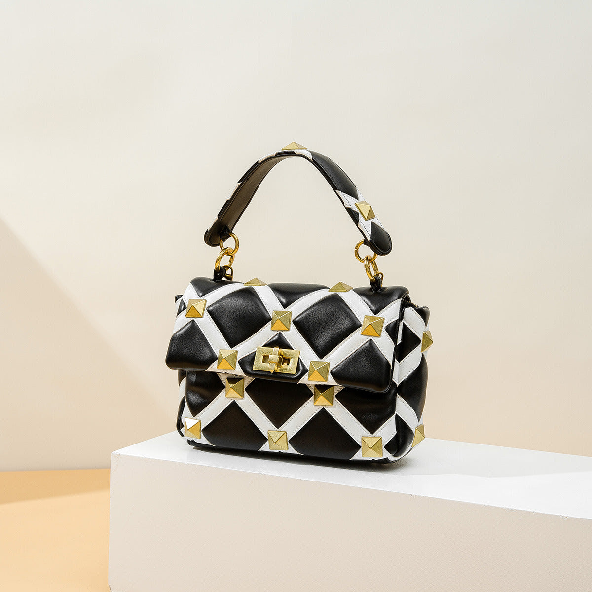 Chic Plaid Shoulder Bag - Free Delivery