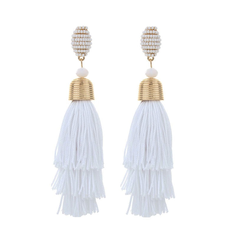 Bohemian Style Long Tassel Earrings For Women - Free Delivery