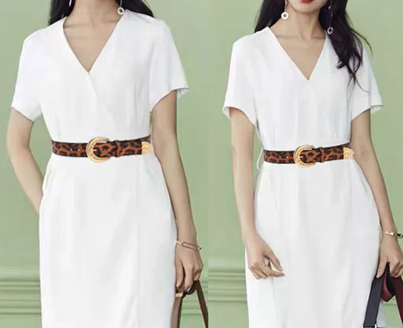 Women’s PU Leather Leopard Style Belt – Free Delivery