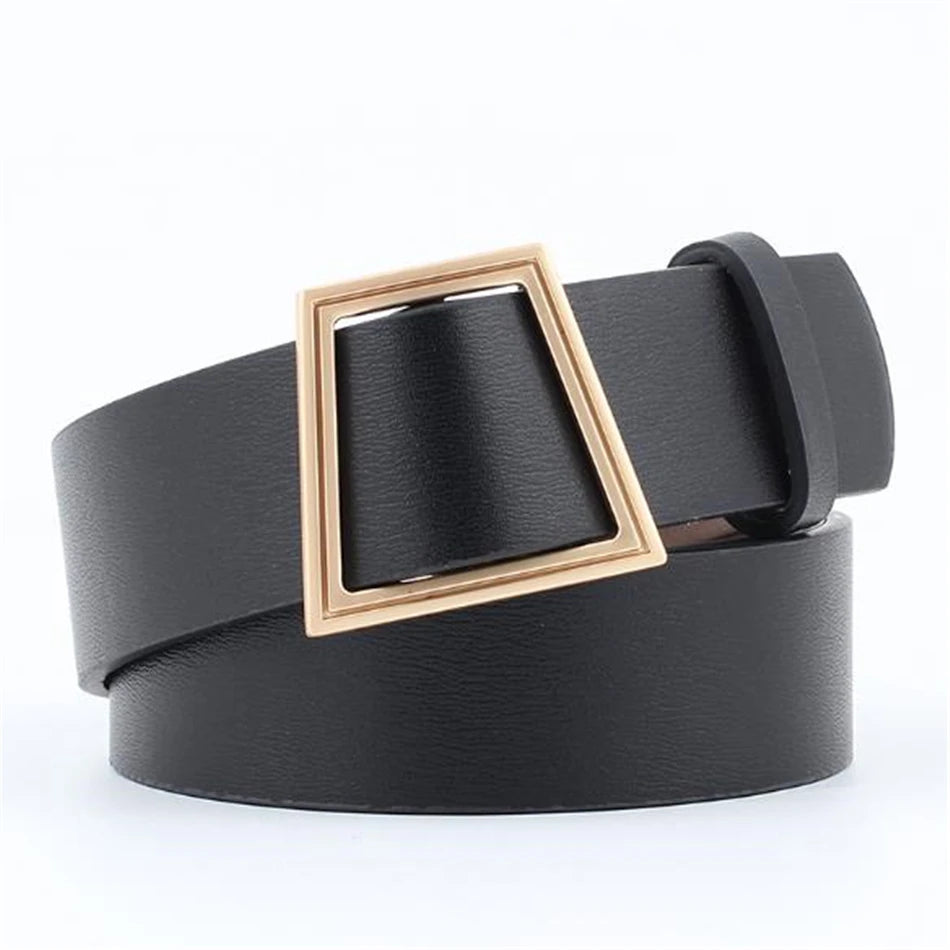 Women’s Fashion No Holes PU Leather Belt – Free Delivery