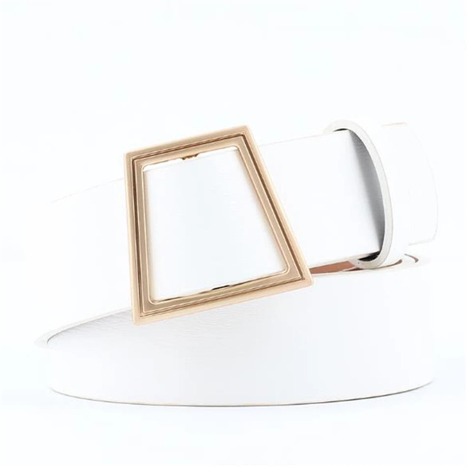 Women’s Fashion No Holes PU Leather Belt – Free Delivery