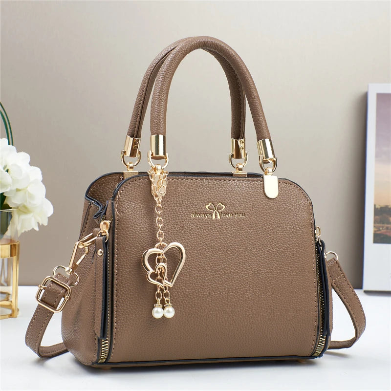 New Soft Leather Crossbody & Tote Luxury Handbag – Free Delivery