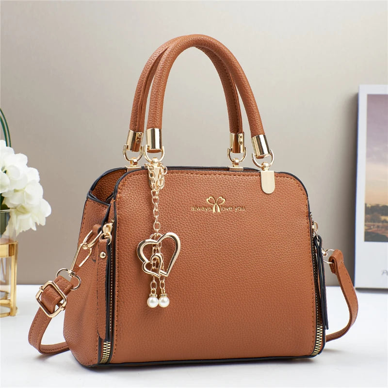 New Soft Leather Crossbody & Tote Luxury Handbag – Free Delivery