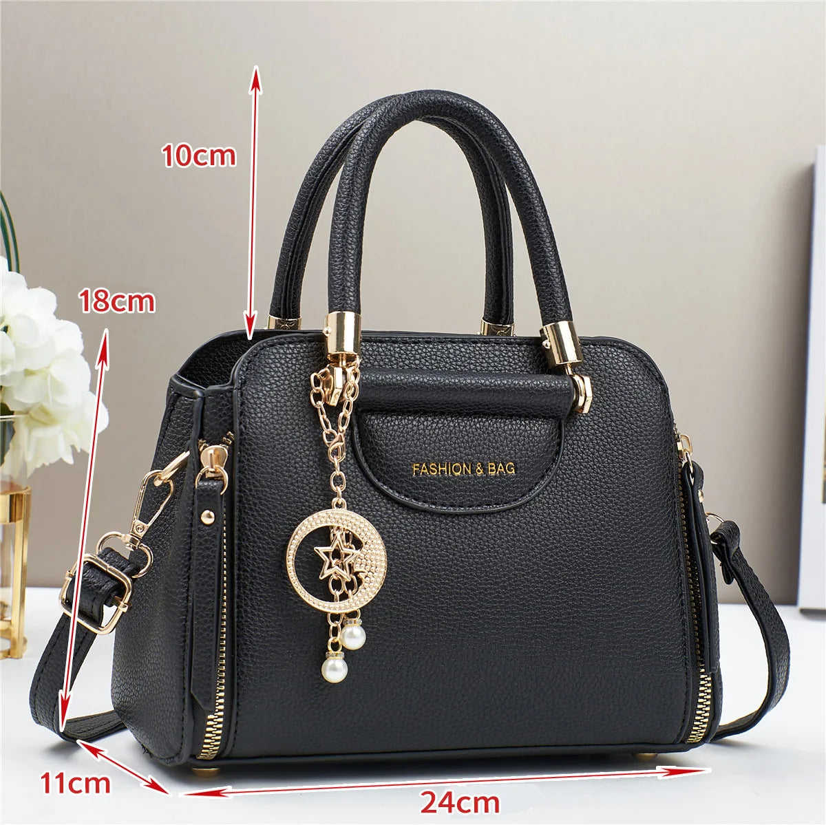 New Soft Leather Crossbody & Tote Luxury Handbag – Free Delivery
