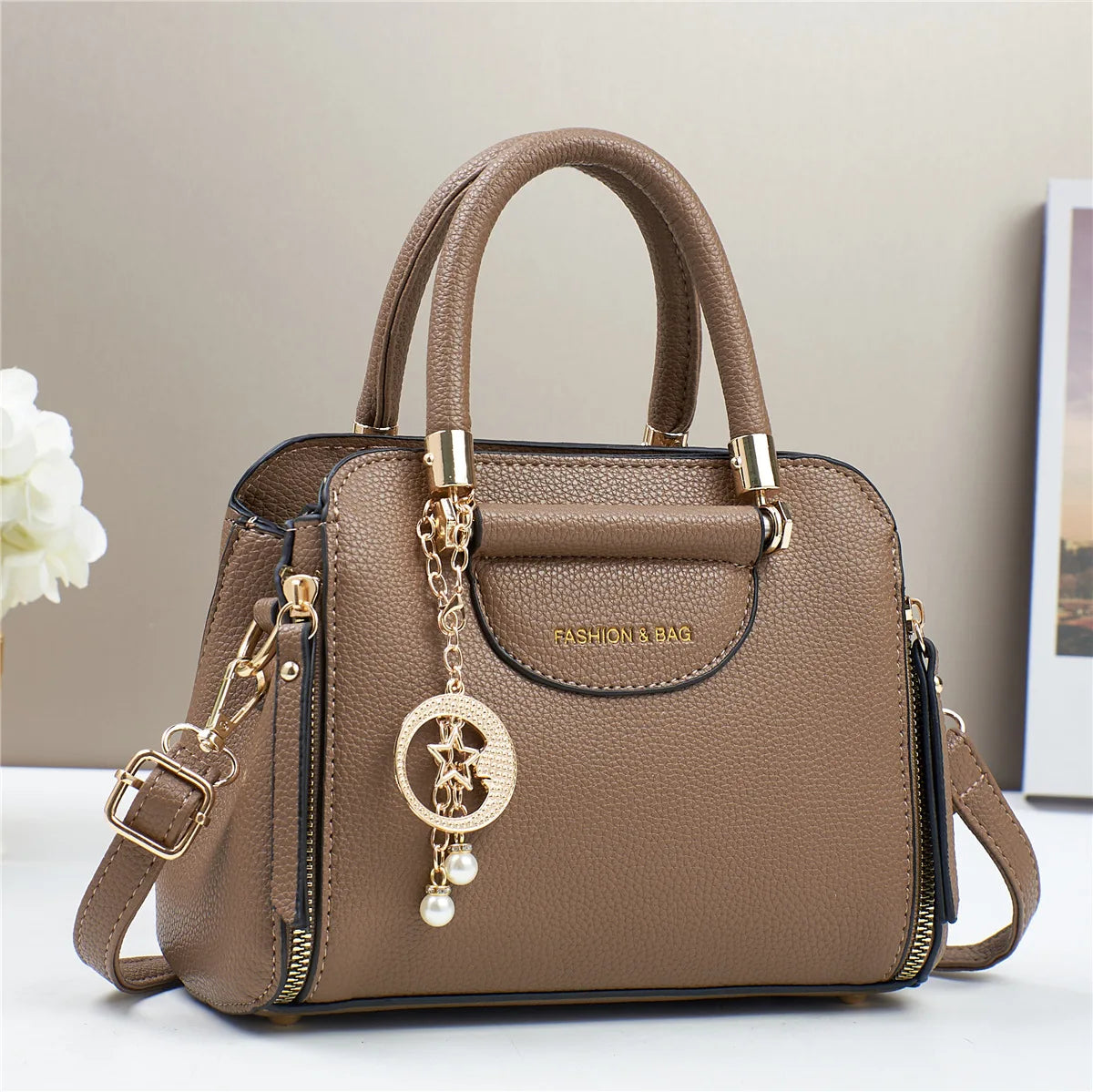 New Soft Leather Crossbody & Tote Luxury Handbag – Free Delivery