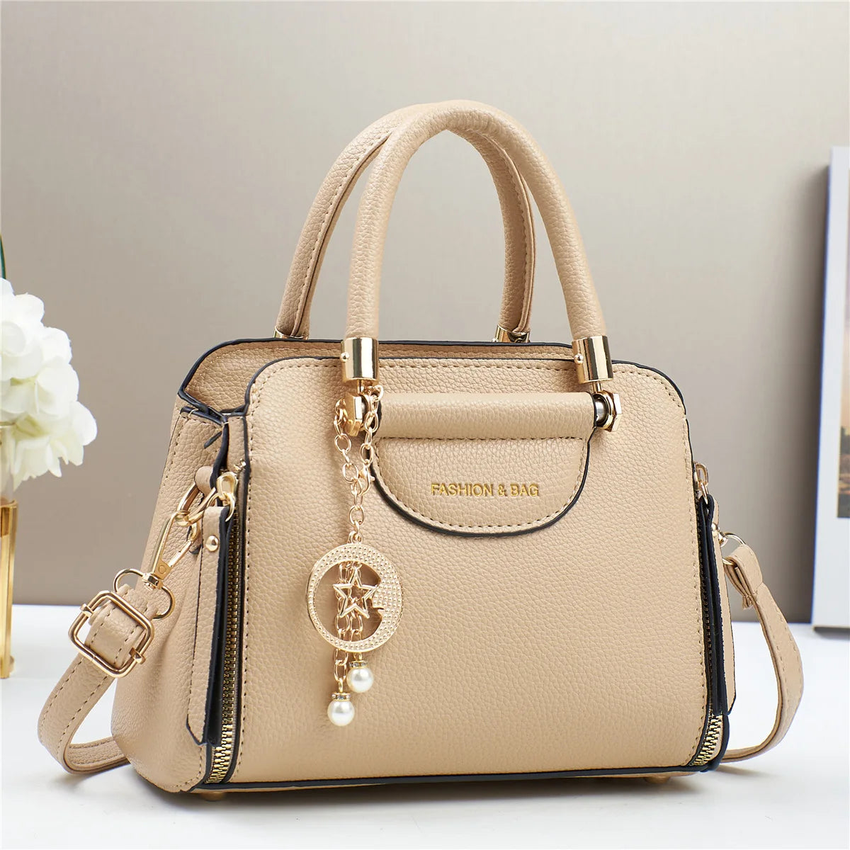 New Soft Leather Crossbody & Tote Luxury Handbag – Free Delivery