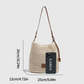 Women’s Boho Style Woven Tote Beach Shoulder Bag – Free Delivery