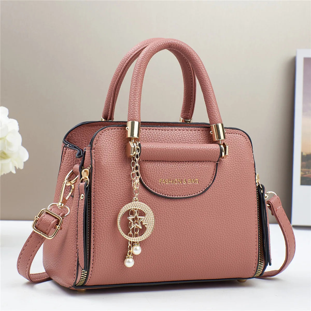 New Soft Leather Crossbody & Tote Luxury Handbag – Free Delivery