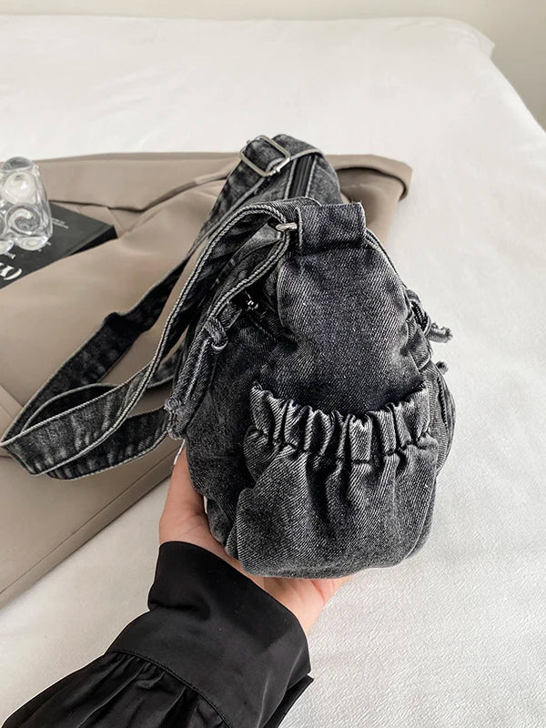 Casual Women's Denim Crossbody/Shoulder Bag – Free Delivery