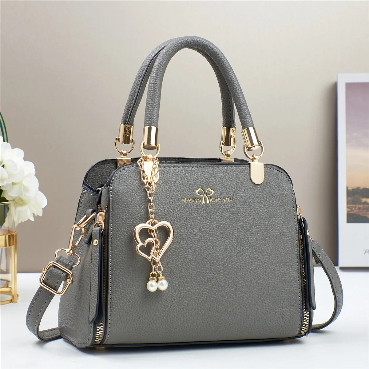 New Soft Leather Crossbody & Tote Luxury Handbag – Free Delivery