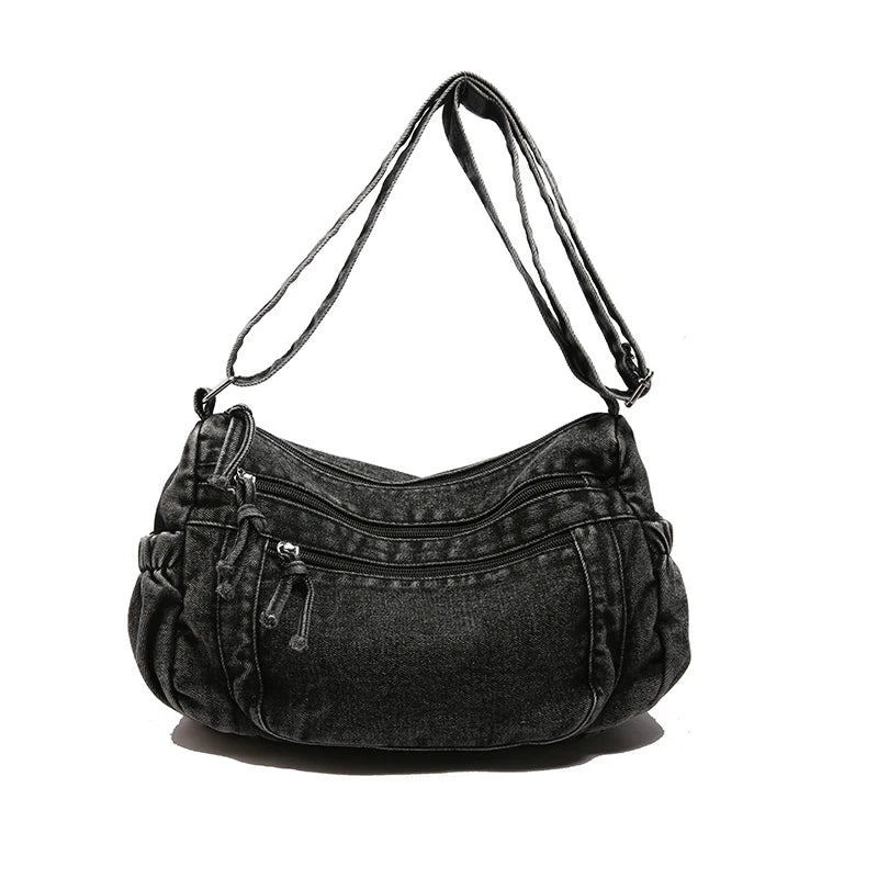 Casual Women's Denim Crossbody/Shoulder Bag – Free Delivery