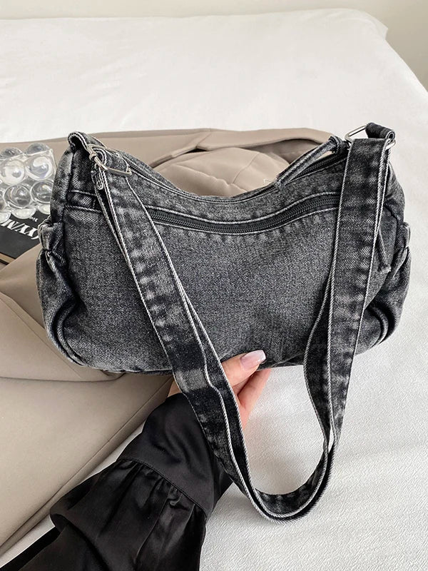 Casual Women's Denim Crossbody/Shoulder Bag – Free Delivery