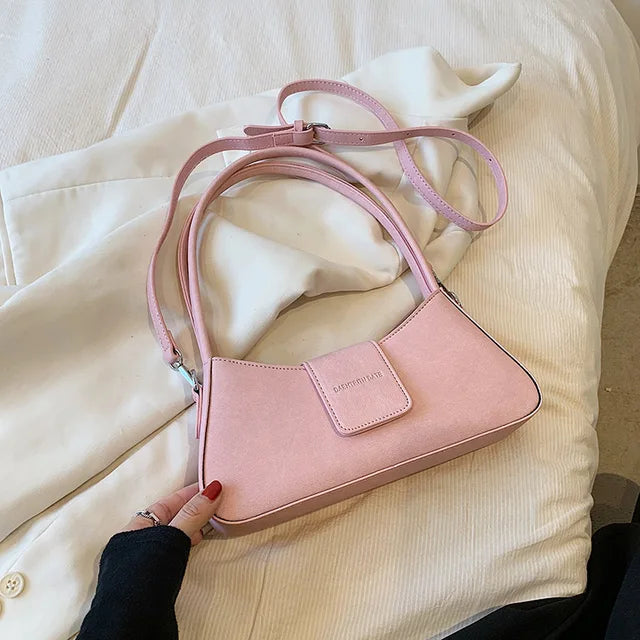 Small PU Leather Underarm Shoulder Bag for Women – Free Delivery