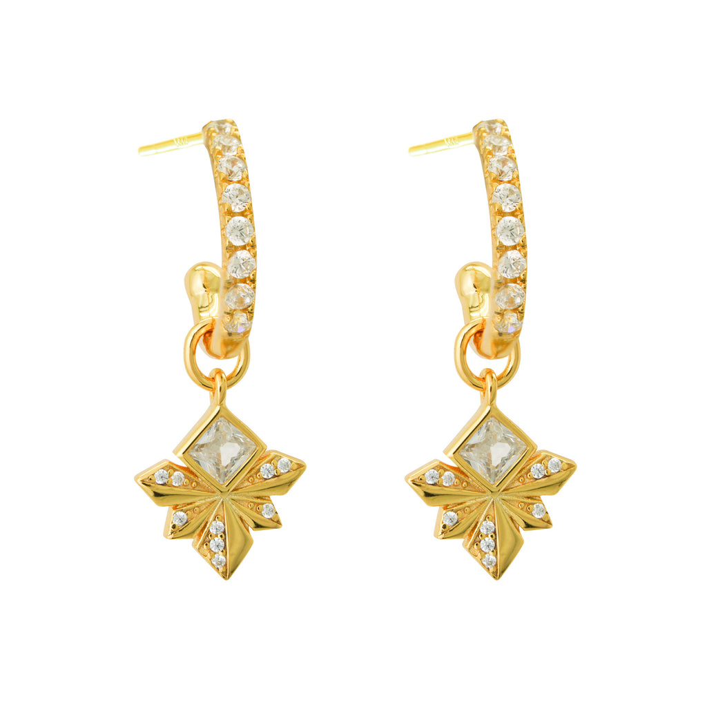 Cute Honey Bee Shape CZ 925 Sterling Silver Dangling Earrings - Free Delivery