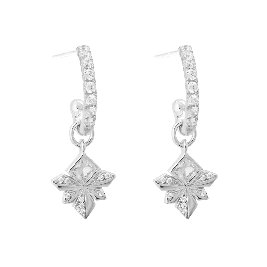 Cute Honey Bee Shape CZ 925 Sterling Silver Dangling Earrings - Free Delivery